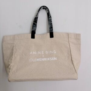 Anine Bing x Ole Henriksen Large Canvas Rio Tote
